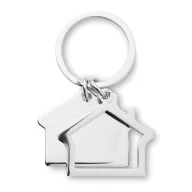 Breloc casa, Everestus, KR0219, metal, argintiu