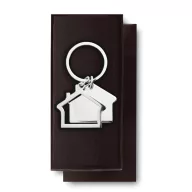 Breloc casa, Everestus, KR0219, metal, argintiu