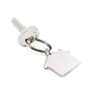 Breloc casa, Everestus, KR0217, metal, argintiu