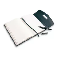   Agenda pentru notite A5, pix metalic inclus, Everestus, CA1, poliuretan, negru