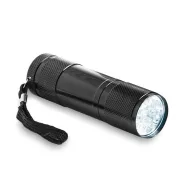 Lanterna cu LED in cutie metal, aluminiu, black