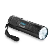 Lanterna cu LED in cutie metal, aluminiu, black