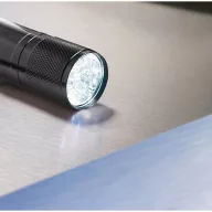 Lanterna cu LED in cutie metal, aluminiu, black