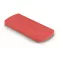 Mini trusa 5 plasturi, Everestus, 2601E13952, 10x4x0.9 cm, Plastic, Rosu transparent