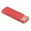 Mini trusa 5 plasturi, Everestus, 2601E13952, 10x4x0.9 cm, Plastic, Rosu transparent