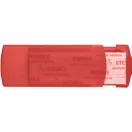 Mini trusa 5 plasturi, Everestus, 2601E13952, 10x4x0.9 cm, Plastic, Rosu transparent