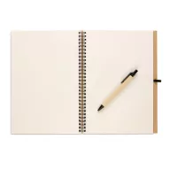 Agenda A5 cu pagini veline, Everestus, AG39, hartie, negru