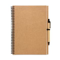 Agenda A5 cu pagini veline, Everestus, AG40, hartie, bej