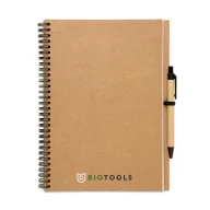 Agenda A5 cu pagini veline, Everestus, AG40, hartie, bej