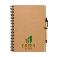 Agenda A5 cu pagini veline, Everestus, AG40, hartie, bej