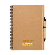 Agenda A5 cu pagini veline, Everestus, AG40, hartie, bej