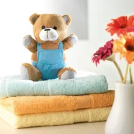   Ursulet de Plus, inaltime 16 cm, Kidonero, Colectia "Micul meu prieten", JPK015, plush, albastru