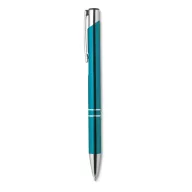 Pix cu buton cu mina neagra, aluminiu, turquoise