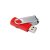 Memorie usb 4 GB, 55x19x10 mm, Everestus, 20IUN1904, Rosu, Plastic, Metal