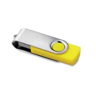  Memorie usb 4 GB, 55x19x10 mm, Everestus, 20IUN1906, Galben, Plastic, Metal