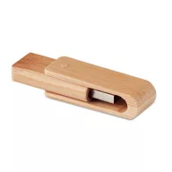   Memorie usb, Everestus, 2610E19399, 16 GB, USB-A, 6.4x1.9x1.3 cm, Bambus, Natur