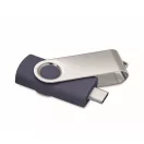 Memorie usb, 16 GB, USB-C, 2502E16423, Everestus, 5.7 x 1.9 x 1 cm, ABS, Albastru