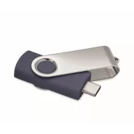   Memorie usb, 16 GB, USB-C, 2502E16423, Everestus, 5.7 x 1.9 x 1 cm, ABS, Albastru