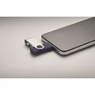   Memorie usb, 16 GB, USB-C, 2502E16423, Everestus, 5.7 x 1.9 x 1 cm, ABS, Albastru