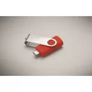 Memorie usb, 16 GB, USB-C, 2502E16424, Everestus, 5.7 x 1.9 x 1 cm, ABS, Rosu