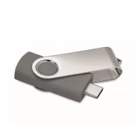   Memorie usb, 16 GB, USB-C, 2502E16426, Everestus, 5.7 x 1.9 x 1 cm, ABS, Gri