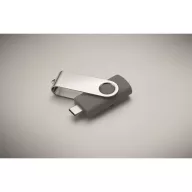   Memorie usb, 16 GB, USB-C, 2502E16426, Everestus, 5.7 x 1.9 x 1 cm, ABS, Gri