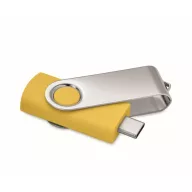   Memorie usb, 16 GB, USB-C, 2502E16427, Everestus, 5.7 x 1.9 x 1 cm, ABS, Galben