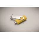 Memorie usb, 16 GB, USB-C, 2502E16427, Everestus, 5.7 x 1.9 x 1 cm, ABS, Galben