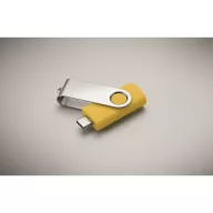  Memorie usb, 16 GB, USB-C, 2502E16427, Everestus, 5.7 x 1.9 x 1 cm, ABS, Galben