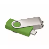   Memorie usb, 16 GB, USB-C, 2502E16433, Everestus, 5.7 x 1.9 x 1 cm, ABS, Verde lime