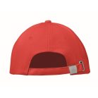 Sapca baseball, Unisex, 2502E14027, Everestus, Bumbac, Alb, Rosu