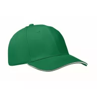   Sapca baseball, Unisex, 2502E14037, Everestus, Bumbac, Verde prairie, Alb