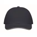 Sapca baseball, Unisex, 2502E14026, Everestus, Bumbac, Alb, Albastru inchis