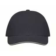   Sapca baseball, Unisex, 2502E14026, Everestus, Bumbac, Alb, Albastru inchis