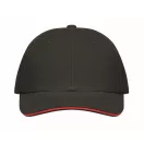 Sapca baseball, Unisex, 2502E14033, Everestus, Bumbac, Negru, Rosu