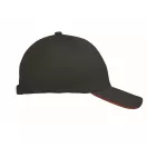 Sapca baseball, Unisex, 2502E14033, Everestus, Bumbac, Negru, Rosu