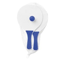 Set mic de tenis de plaja, materiale multiple, royal blue