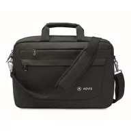   Geanta laptop 15 inch, 2401E15779, Everestus, 40.5x8x29 cm, rPET, Negru