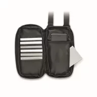   Geanta sport, 2401E15550, Everestus, 10x2.5x20 cm, rPET, Negru