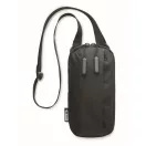 Geanta sport, 2401E15550, Everestus, 10x2.5x20 cm, rPET, Negru