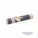 Prosop de plaja, 2401E15886, Seaqual, 70x140 cm, Bumbac, Poliester, Albastru