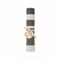   Prosop de plaja, 2401E15887, Seaqual, 70x140 cm, Bumbac, Poliester, Gri