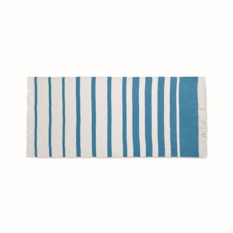 Prosop de plaja, 2401E15888, Seaqual, 70x140 cm, Bumbac, Poliester, Turcoaz
