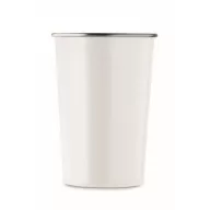   Pahar 300 ml, 2401E15456, Everestus, Ø7.5x10.5 cm, Otel, Alb