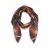 Esarfa cu model, 2401E15857, Everestus, 90x90 cm, Poliester, Negru