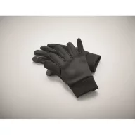   Manusi sport tactile, 2401E15617, Everestus, 14.5x23 cm, Poliester, Negru