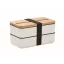 Caserola pentru pranz, 400 ml, 2401E15492, Everestus, 18x10x9.5 cm, Polipropilena, Alb