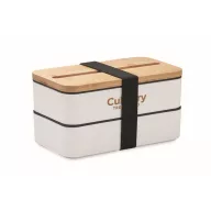  Caserola pentru pranz, 400 ml, 2401E15492, Everestus, 18x10x9.5 cm, Polipropilena, Alb