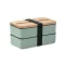 Caserola pentru pranz, Everestus, 2610E17301, 400 ml, 18x10x9.5 cm, Polipropilena, Verde menta