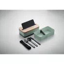 Caserola pentru pranz, Everestus, 2610E17301, 400 ml, 18x10x9.5 cm, Polipropilena, Verde menta